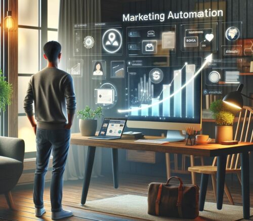 Business owner considering the benefits of Marketing Automation